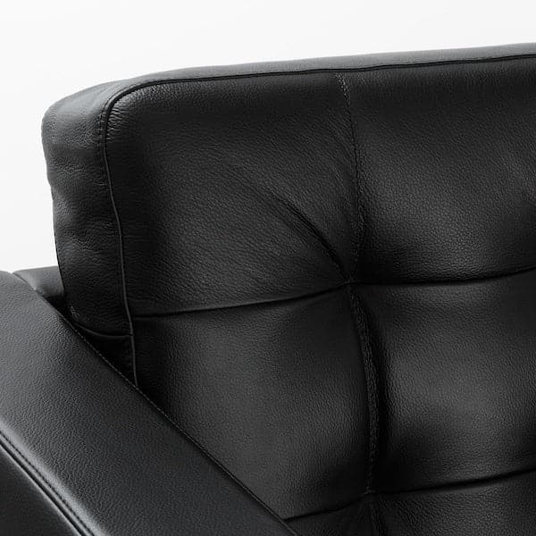 Ikea LANDSKRONA Chiase-longue, additional element - Grann/Bomstad black/metal ,