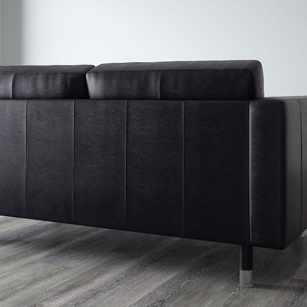 LANDSKRONA 2-seater sofa - Grann/Bomstad black/metal , - best price from Maltashopper.com 19031742