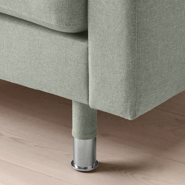 Ikea LANDSKRONA 3-seater sofa - Gunnared light green/metal ,