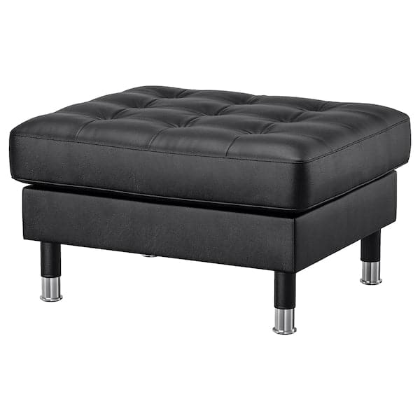 LANDSKRONA Footrest - Grann/Bomstad black/metal ,