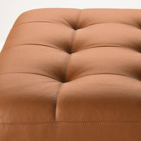 LANDSKRONA Footrest - Grann/Bomstad brown/metal ochre - best price from Maltashopper.com 39269182