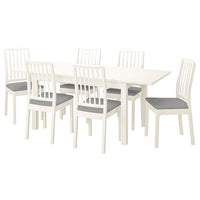 LANEBERG / EKEDALEN Table and 6 chairs , - best price from Maltashopper.com 09482706
