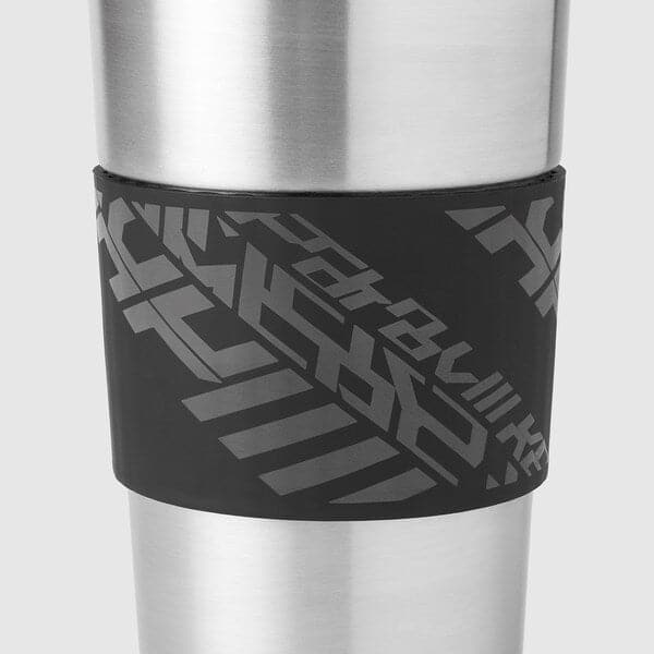 LÅNESPELARE - Mug and mug holder, black/ash veneer - best price from Maltashopper.com 89533491
