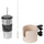 LÅNESPELARE - LÅNESPELARE Mug and mug holder, black/ash veneer