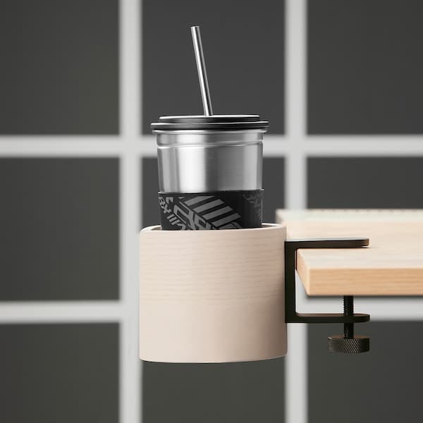 Ikea LÅNESPELARE - Mug holder, ash veneer