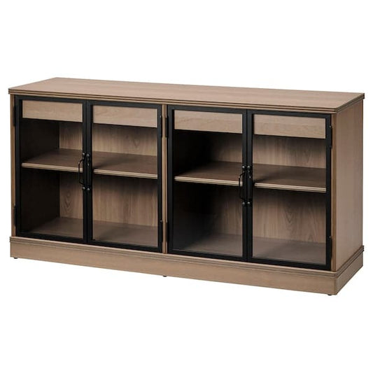 Ikea LANESUND - Sideboard, grey-brown, 161x47x81 cm