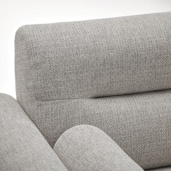 Ikea LÅNGARYD 2-seater sofa, Lejde light grey/metal ,