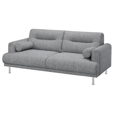 LÅNGARYD 2-seater sofa, Lejde/grey/black metal , - best price from Maltashopper.com 49418134