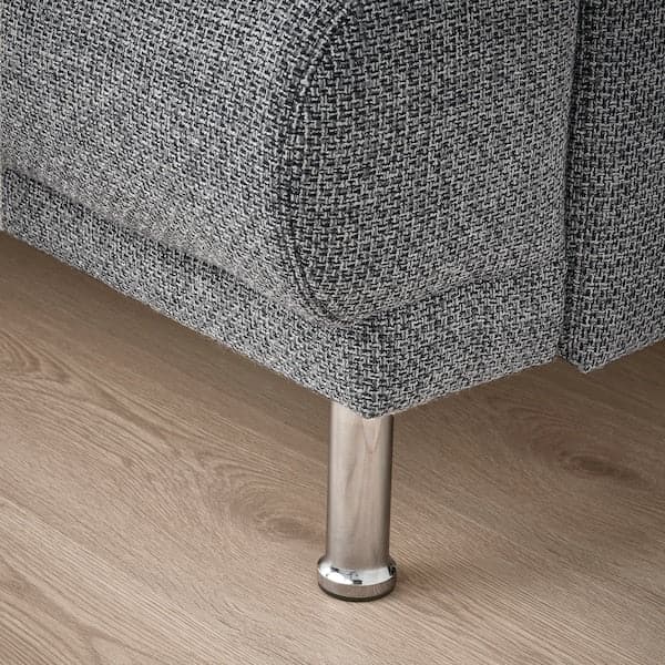 Ikea LÅNGARYD 2-seater sofa, Lejde/grey/black metal ,