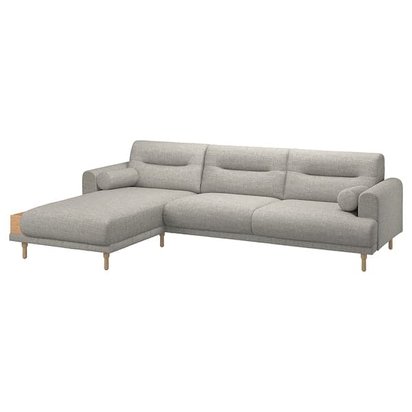 LÅNGARYD - 3-seater sofa/chaise-longue, left , - best price from Maltashopper.com 49418167