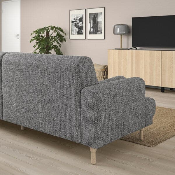 LÅNGARYD - 3-seater sofa/chaise-longue, left , - best price from Maltashopper.com 79418161