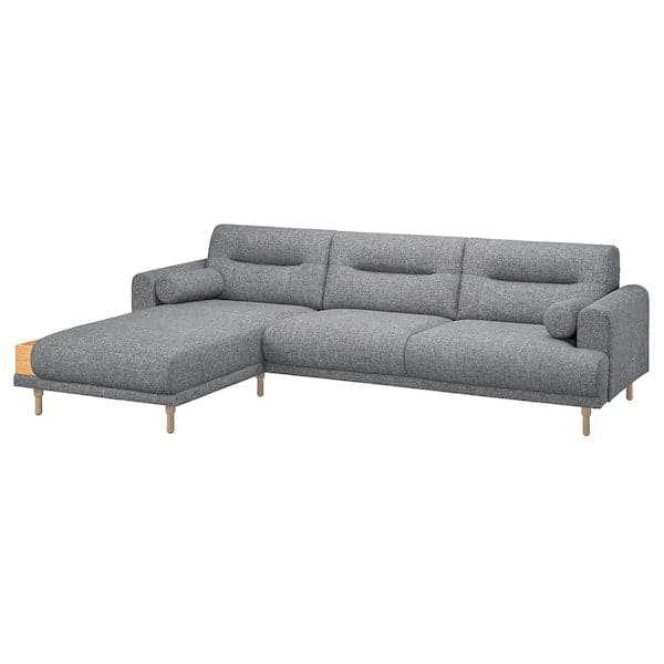 LÅNGARYD - 3-seater sofa/chaise-longue, left , - best price from Maltashopper.com 79418161