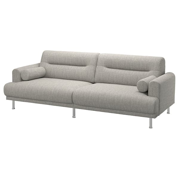 Ikea LÅNGARYD 3-seater sofa, Lejde light grey/metal ,