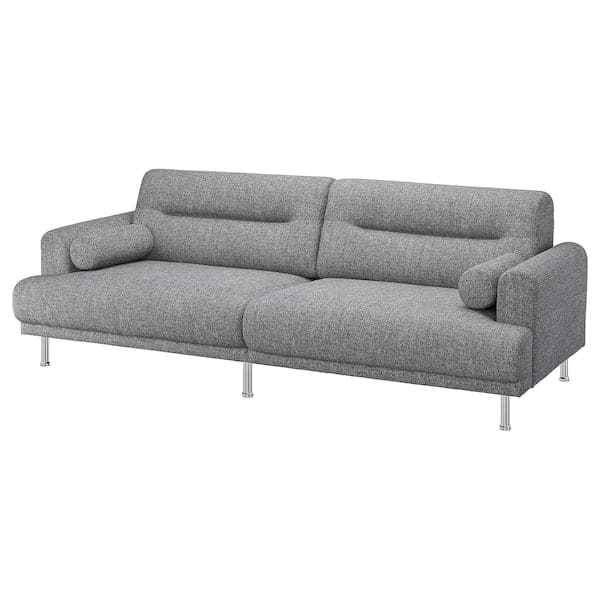 Ikea LÅNGARYD 3-seater sofa, Lejde grey/black/metal ,