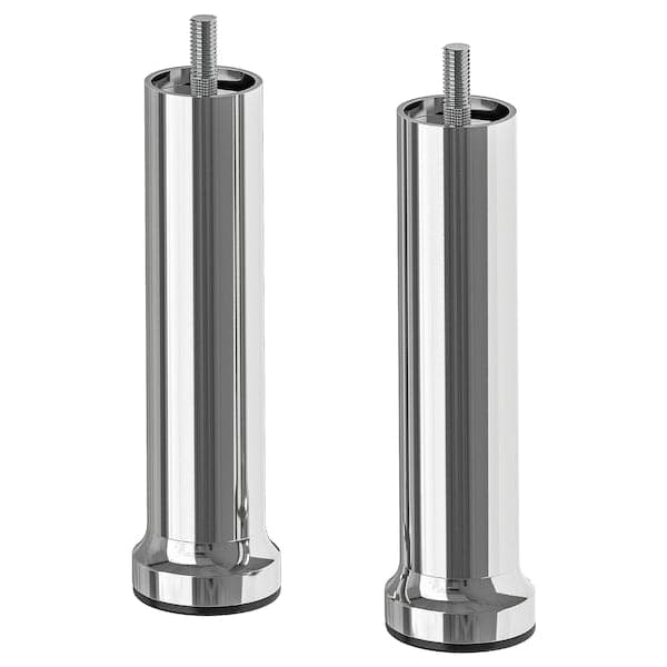 Ikea LÅNGARYD - Leg, chrome effect, 15 cm