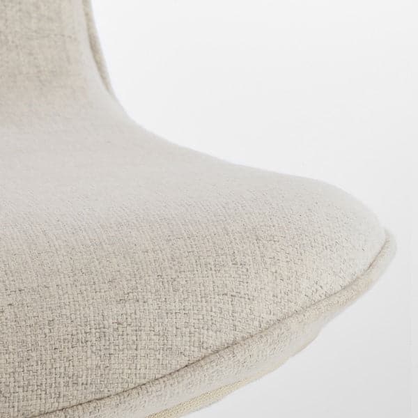 LÅNGFJÄLL Office chair - Gunnared beige/white , - best price from Maltashopper.com 09252480