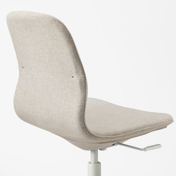 Ikea LÅNGFJÄLL Office chair - Gunnared beige/white ,