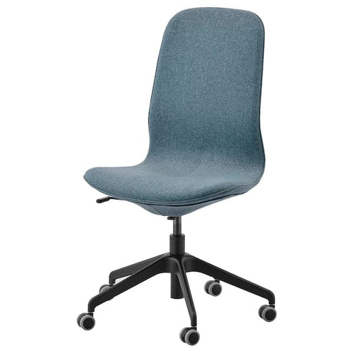 LÅNGFJÄLL Office Chair - Gunnared Blue/Black ,