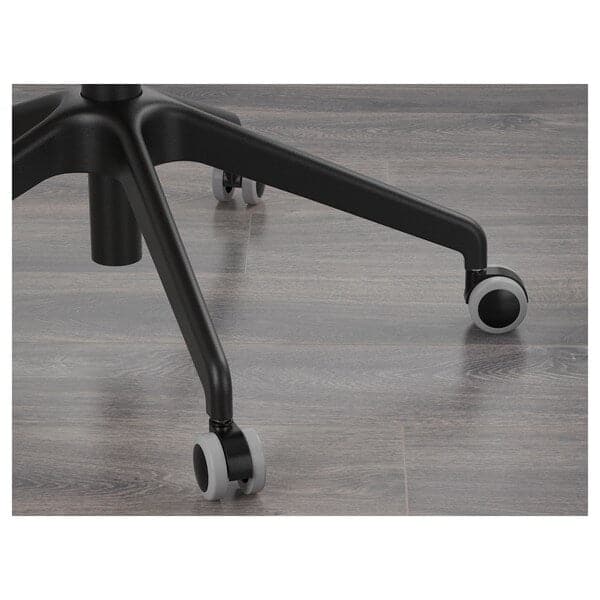 Ikea LÅNGFJÄLL Office Chair - Gunnared Dark Grey/Black ,