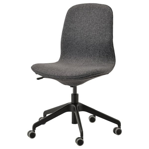 LÅNGFJÄLL Office Chair - Gunnared Dark Grey/Black ,