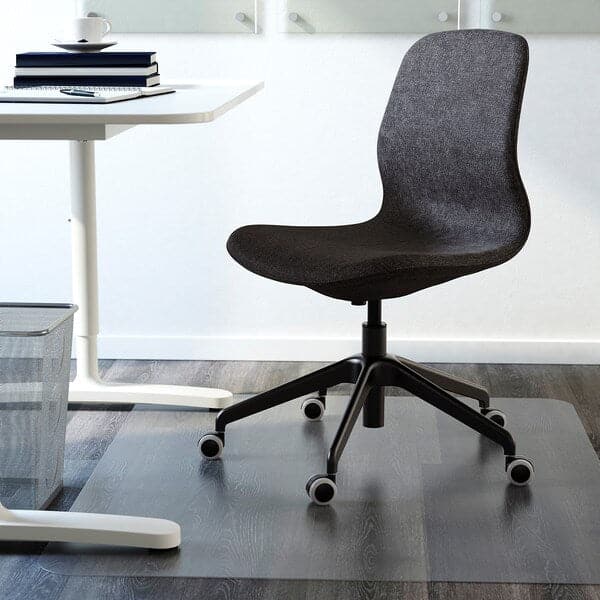 Ikea LÅNGFJÄLL Office Chair - Gunnared Dark Grey/Black ,