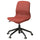 LÅNGFJÄLL - Meeting chair, Gunnared red-orange/black ,