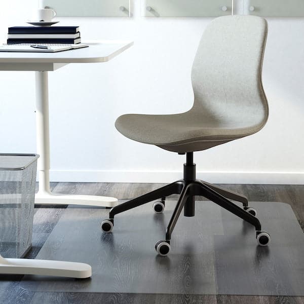 LÅNGFJÄLL Office Chair - Gunnared light green/black , - best price from Maltashopper.com 09177589