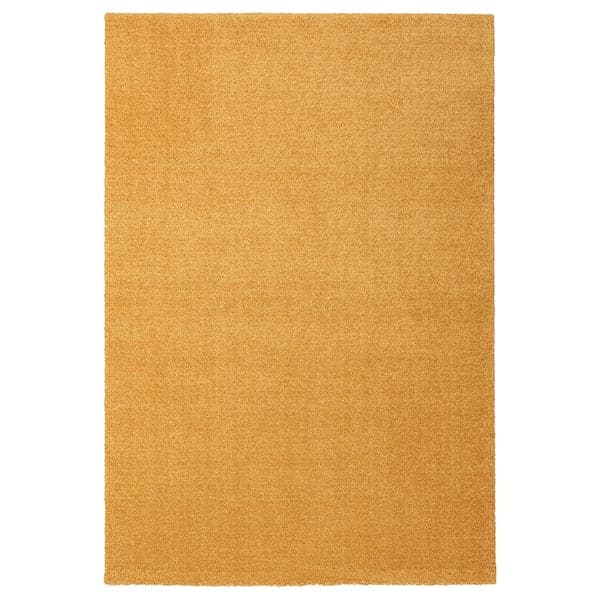 LANGSTED - Rug, low pile, yellow, 133x195 cm - best price from Maltashopper.com 30423946