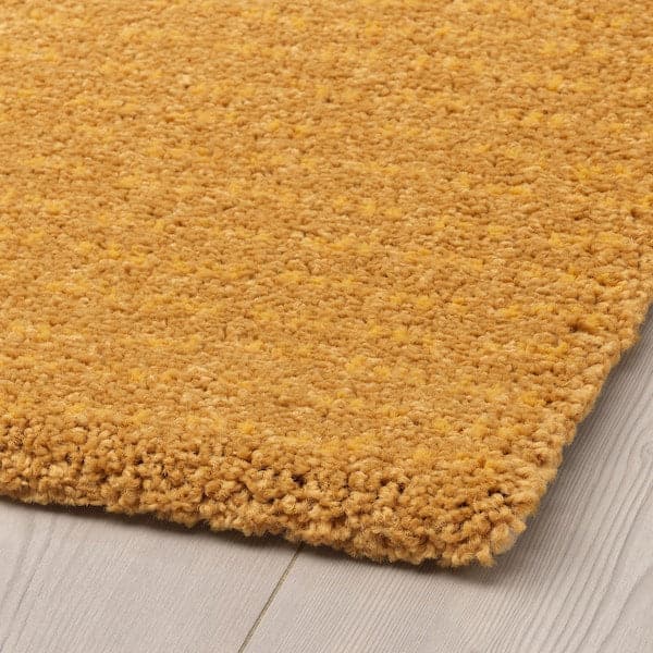 LANGSTED - Rug, low pile, yellow