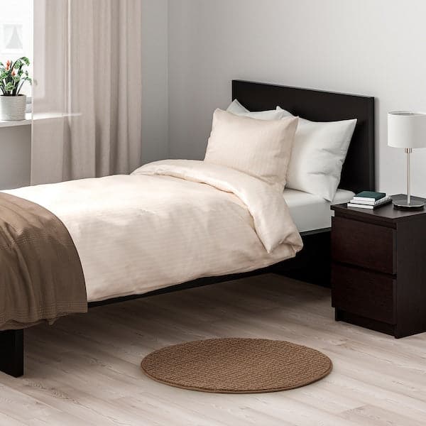 LANGSTED Carpet, short pile, light brown, 80 cm , 80 cm - best price from Maltashopper.com 10530848