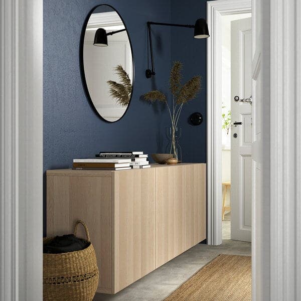 Ikea LAPPVIKEN - Door, white stained oak effect, 60x64 cm