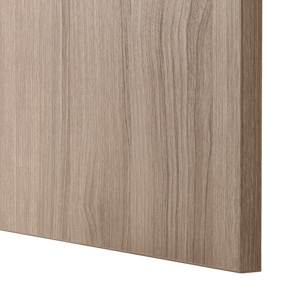 LAPPVIKEN Door/front drawer - grey biting walnut effect 60x38 cm , 60x38 cm - best price from Maltashopper.com 30291682