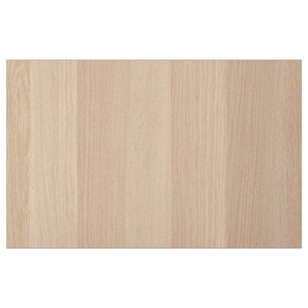 LAPPVIKEN - Door/drawer front, white stained oak effect, 60x38 cm