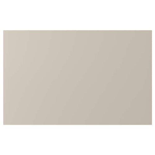 LAPPVIKEN - Door/drawer front, light grey-beige, 60x38 cm