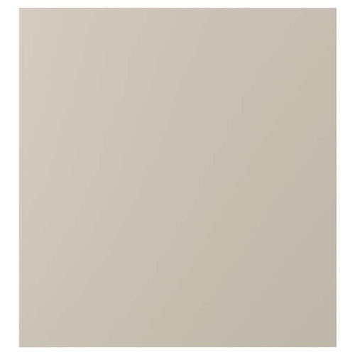 LAPPVIKEN - Door, light grey-beige, 60x64 cm