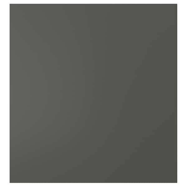 LAPPVIKEN - Door, dark grey, 60x64 cm - best price from Maltashopper.com 50538809