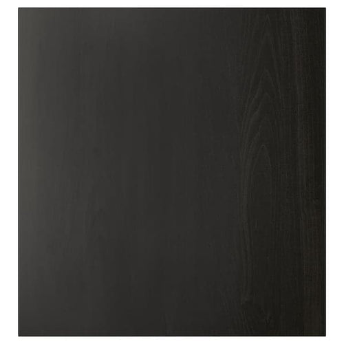 LAPPVIKEN - Door, black-brown, 60x64 cm