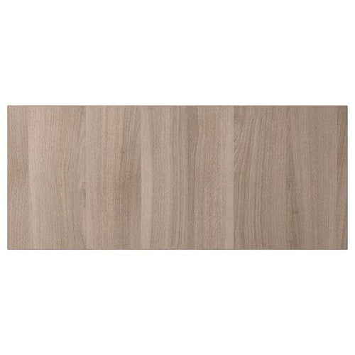 LAPPVIKEN Drawer front - grey biting walnut effect 60x26 cm , 60x26 cm