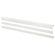 Ikea LARKOLLEN - Rail w fittings for sliding doors, white, 80 cm