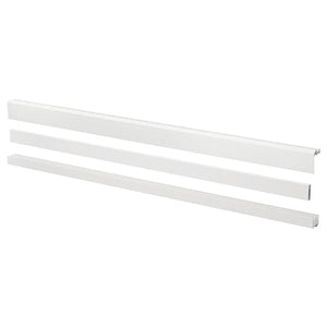 Ikea LARKOLLEN - Rail w fittings for sliding doors, white, 80 cm