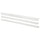 LARKOLLEN - LARKOLLEN Rail w fittings for sliding doors, white, 80 cm