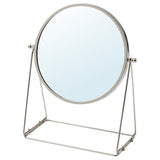 LASSBYN table mirror, silver-colour, 17 cm