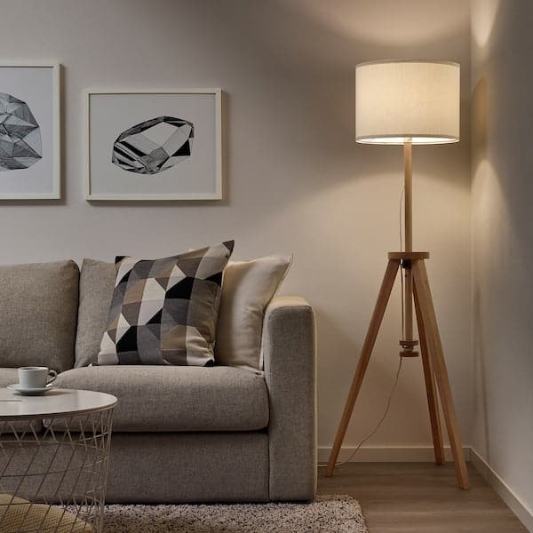 Ikea LAUTERS Floor lamp - din/white ,