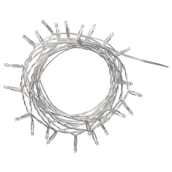 Ikea LEDFYR LED lighting 24 lights - silver interior ,