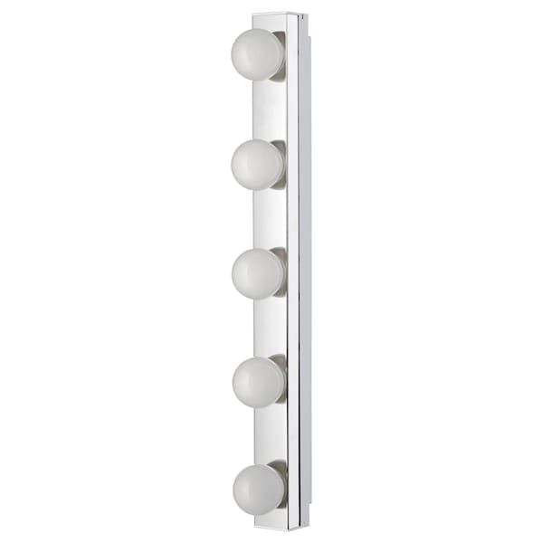 LEDSJÖ - LED wall lamp, stainless steel , - best price from Maltashopper.com 00529794