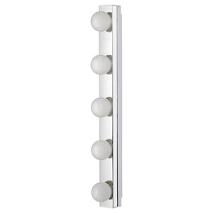 LEDSJÖ - LED wall lamp, stainless steel , - best price from Maltashopper.com 00529794