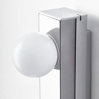 LEDSJÖ - LED wall lamp, stainless steel , - best price from Maltashopper.com 00529794