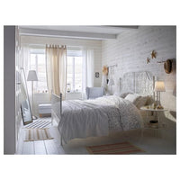 LEIRVIK Bed structure - white/Leirsund 140x200 cm , 140x200 cm - best price from Maltashopper.com 59277317