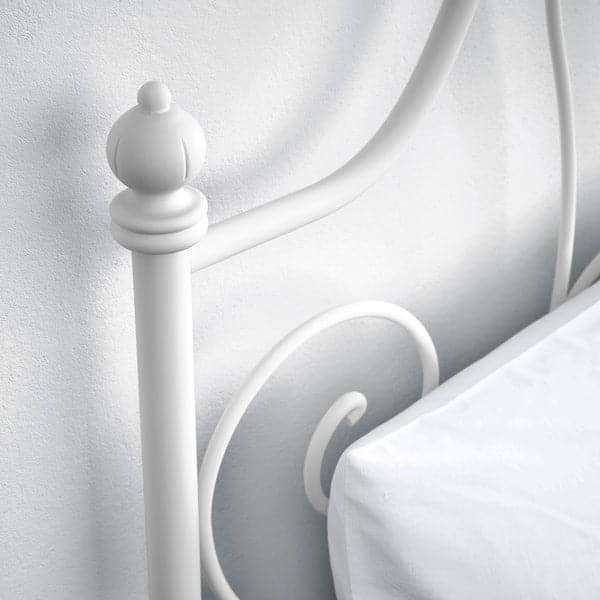 LEIRVIK Bed structure - white/Leirsund 160x200 cm , 160x200 cm - Premium Beds & Bed Frames from Ikea - Just €388.99! Shop now at Maltashopper.com