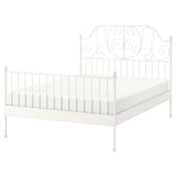 LEIRVIK bed frame, white/Leirsund, 140x200 cm
